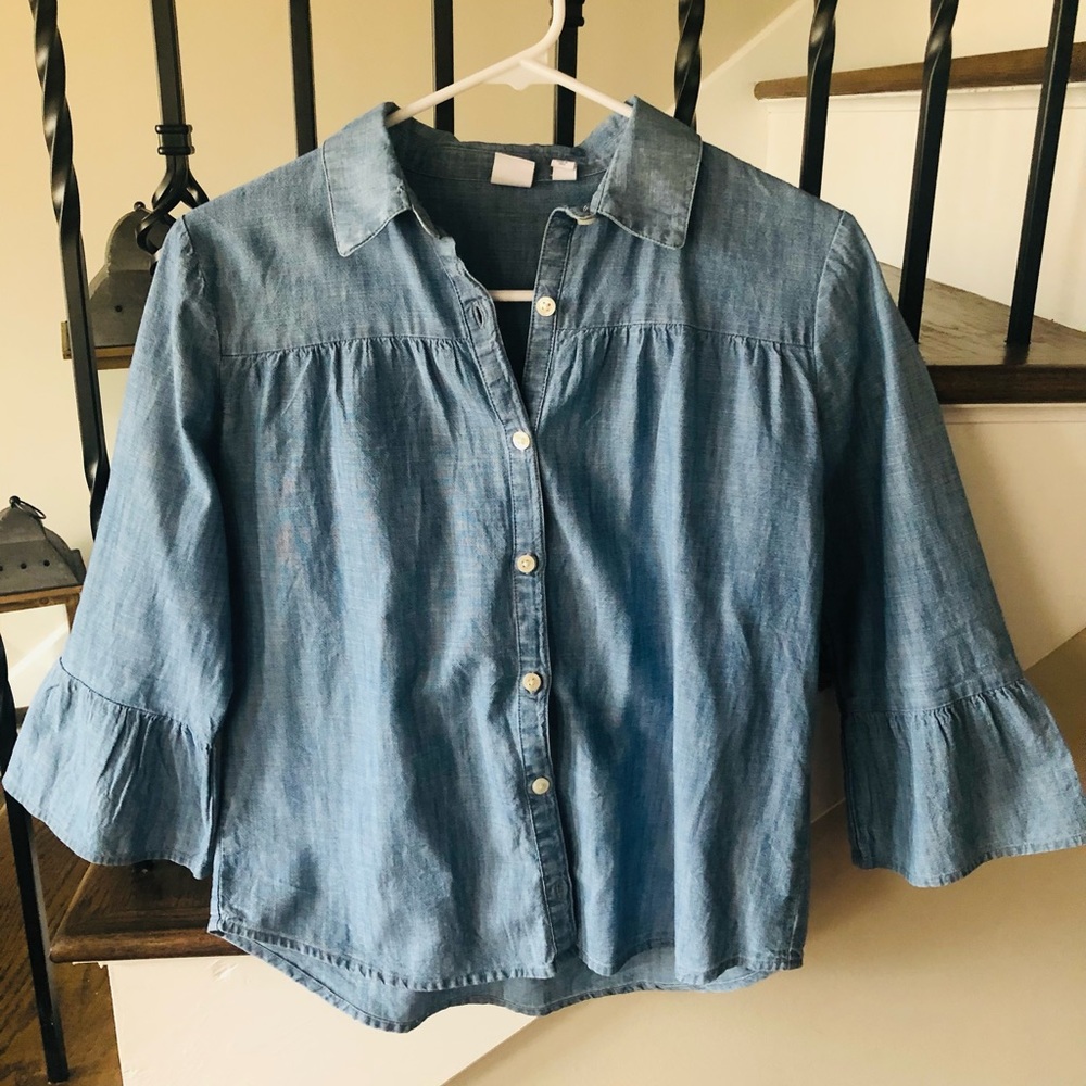 Girls Gap Denim Shirt Size XL